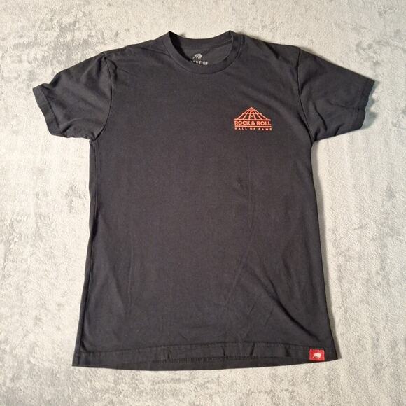 ROCK AND ROLL HALL OF FAME MUSEUM T-Shirt Size Small Vintage Double-Sided Cotton - Picture 1 of 7